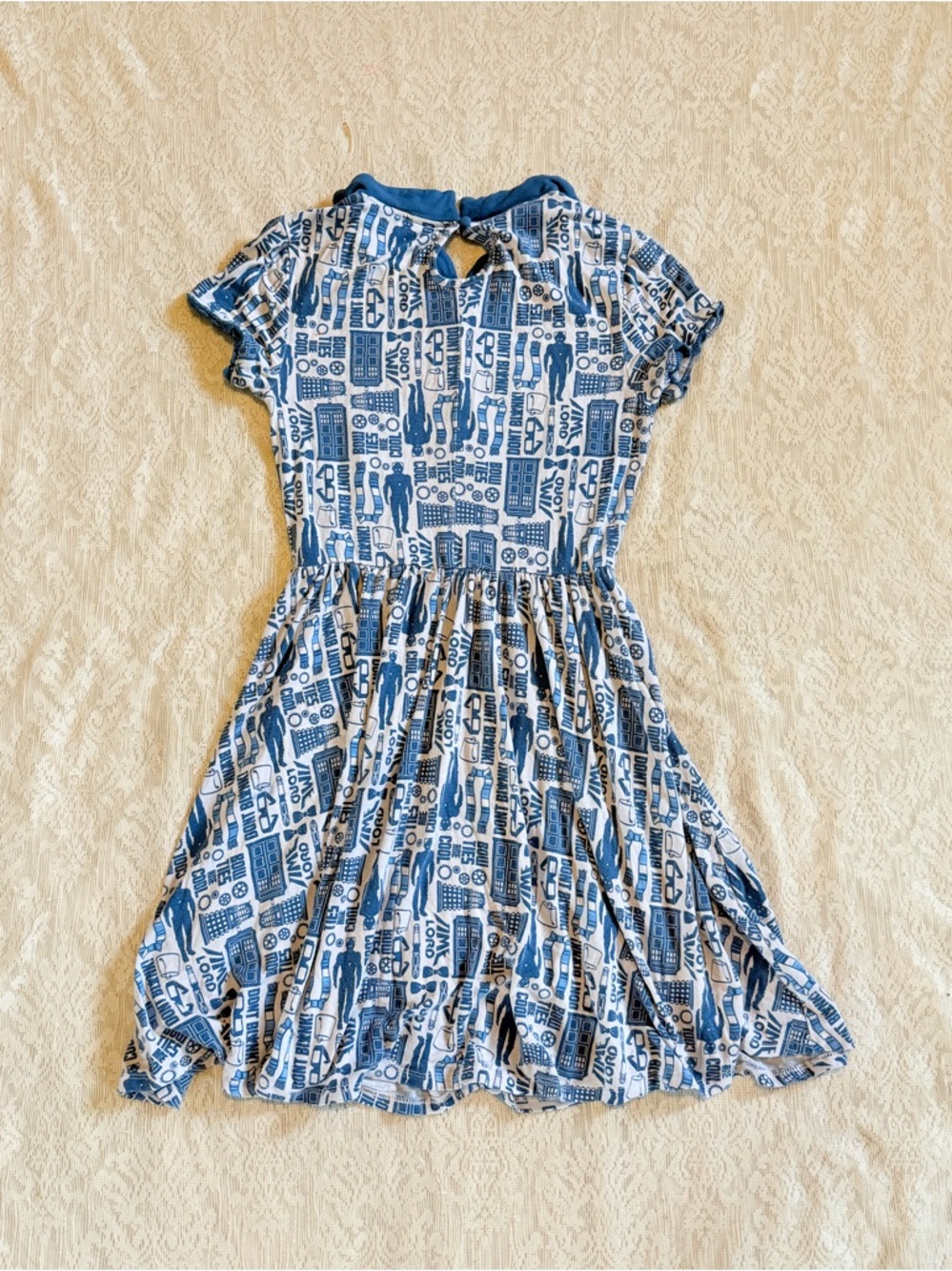 BBC Doctor Who X Hot topic Peter Pan collar babydoll print dress - Picture 7 of 7